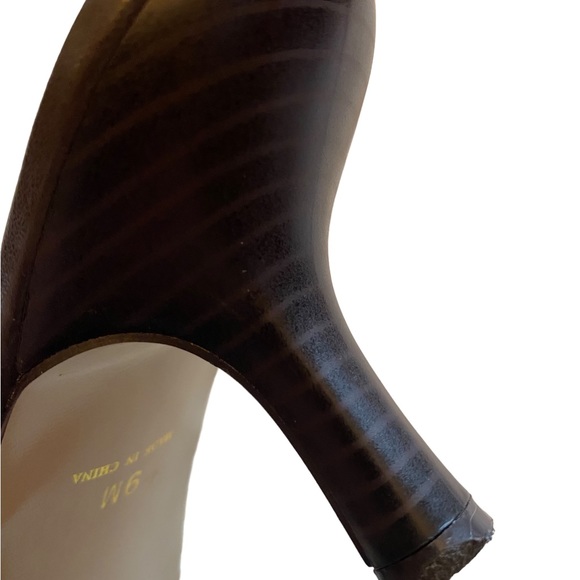 Pierre Dumas Brown Pointy Toe Slip On 9 - Picture 5 of 11